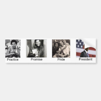 Obama Practice Pride President Bumpersticker