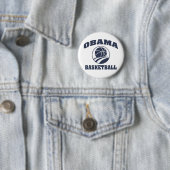 Obama premium basketbal-knop ronde button 5,7 cm (In situ)