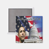 Obama, President 2009 Magneet (Voorkant / Achterkant)