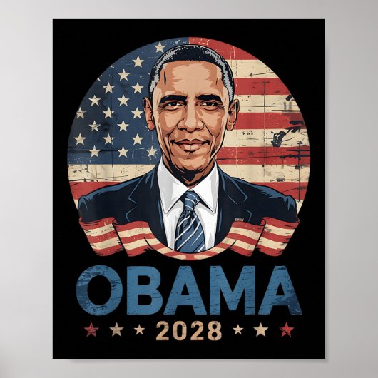 Obama  President 2028 Obama _17 Poster (Voorkant)