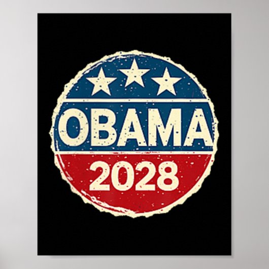 Obama President 2028 Obama 1 Poster (Voorkant)