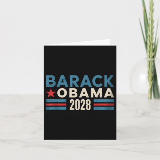 Obama President 2028 Obama _30 Kaart (Voorkant)