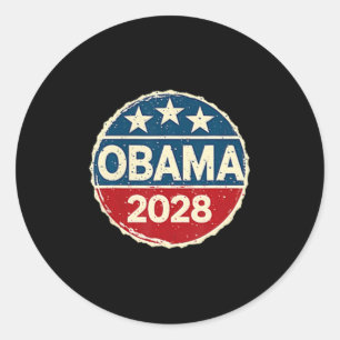 Obama President 2028 Obama _42 Ronde Sticker