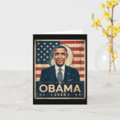 Obama President 2028 Obama 6 Kaart (Gele Bloem)