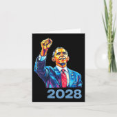 Obama  President 2028 Obama Kaart (Voorkant)