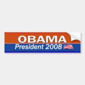 OBAMA-President Bumpersticker (Voorkant)