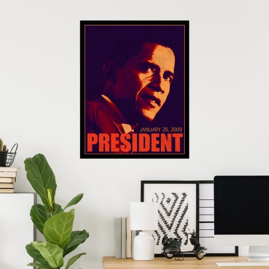 Obama President Poster (Thuiskantoor)