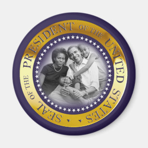Obama Presidential Seal Portret Magneet
