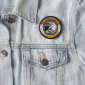 Obama Presidential Seal Portret Ronde Button 5,7 Cm (In situ)