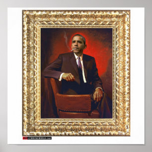 Obama Presidentieel portret Poster