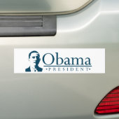 Obama Presidentiële portretBumpersticker Bumpersticker (Op auto)