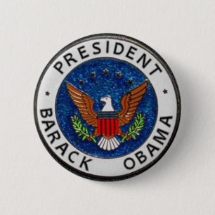 Obama Presidentiële zegelpop Ronde Button 5,7 Cm
