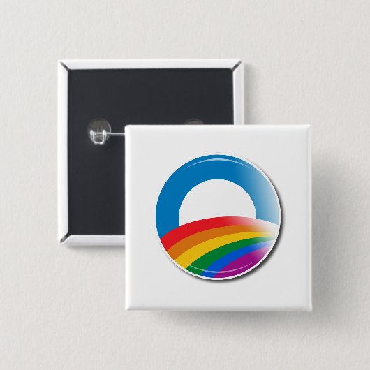 Obama Pride Button (Voorkant /achterkant)
