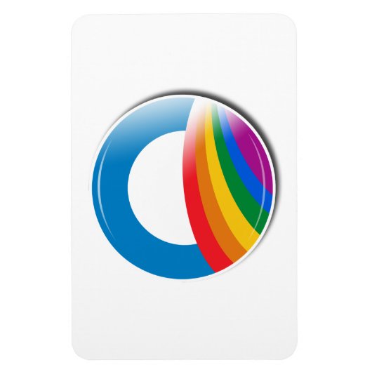 Obama Pride-Button Magneet (Verticaal)
