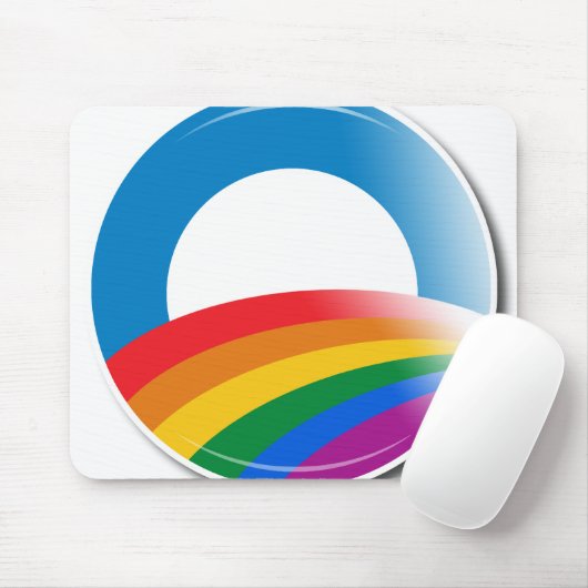 Obama Pride Button Muismat (Met muis)