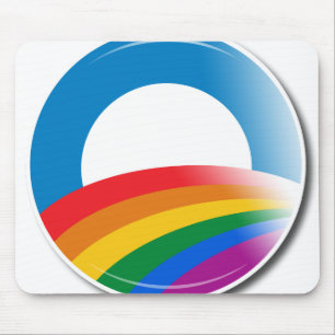 Obama Pride Button Muismat