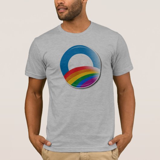 Obama Pride Button T-shirt (Voorkant)
