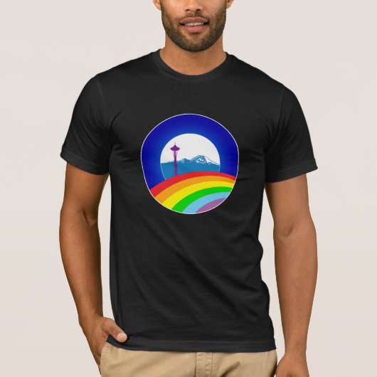 Obama Pride, Ltd Edition Seattle Shirt, Black T-shirt (Voorkant)