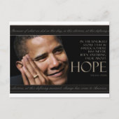Obama Quote Briefkaart (Voorkant)