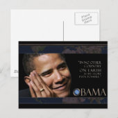 Obama Quote Briefkaart (Voorkant / Achterkant)
