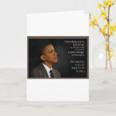 Obama Quote Kaart (Gele Bloem)