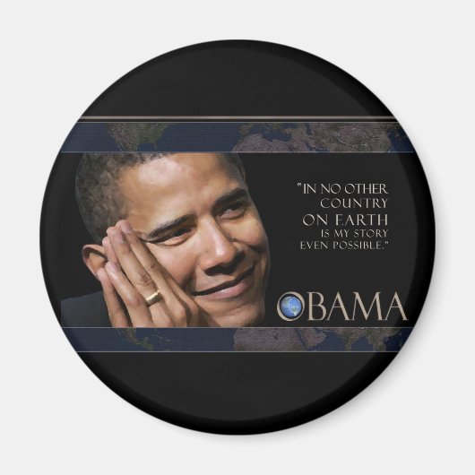 Obama Quote Magneet (Voorkant)