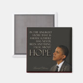 Obama Quote Magneet (Voorkant / Achterkant)