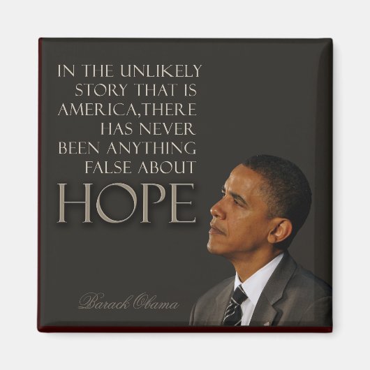 Obama Quote Magneet (Voorkant)