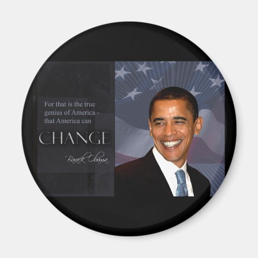 Obama Quote Magneet (Voorkant)