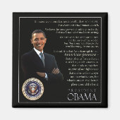 Obama Quote Magneet (Voorkant)