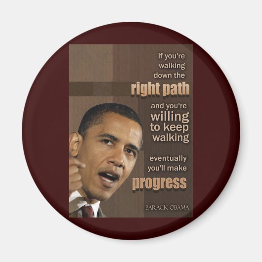 Obama quote magneet (Voorkant)