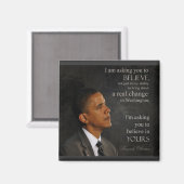 Obama Quote Magnet (Voorkant / Achterkant)