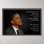 Obama Quote Poster (Voorkant)