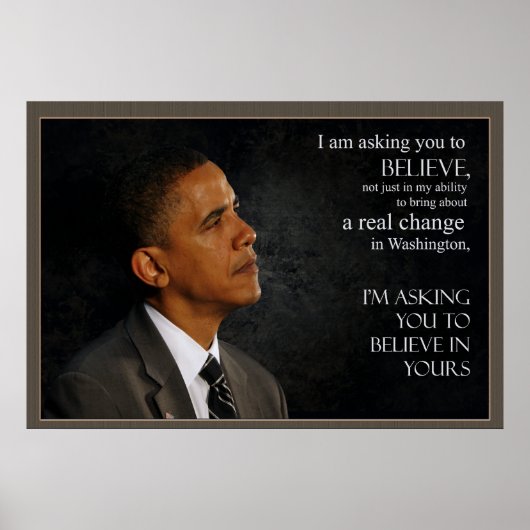 Obama Quote Poster (Voorkant)
