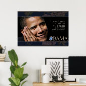 Obama Quote Poster (Thuiskantoor)