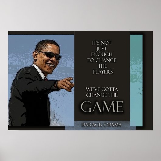 Obama Quote Poster (Voorkant)