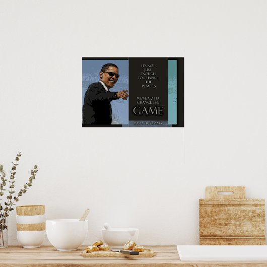 Obama Quote Poster (Keuken)