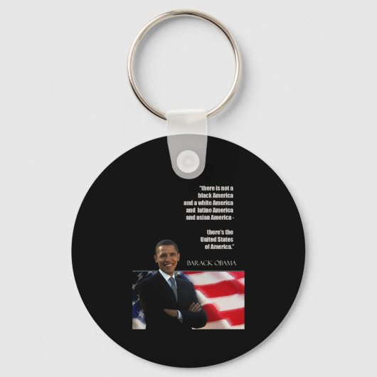 Obama quote sleutelhanger (Voorkant)