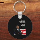 Obama quote sleutelhanger (Voorkant)