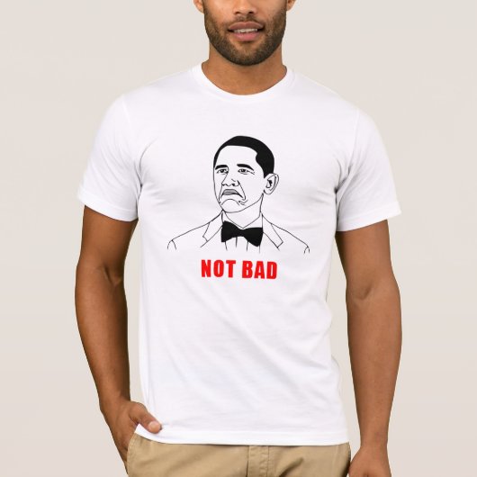 Obama Rage Face T-shirt (Voorkant)