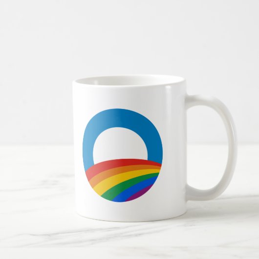 Obama Rainbow Koffiemok (Rechts)