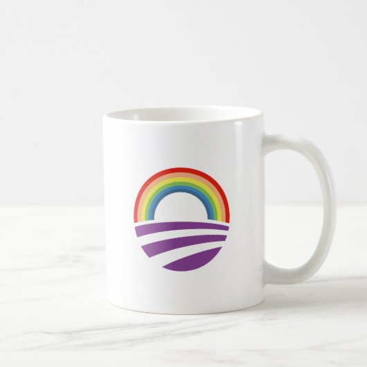 Obama Rainbow Koffiemok (Rechts)