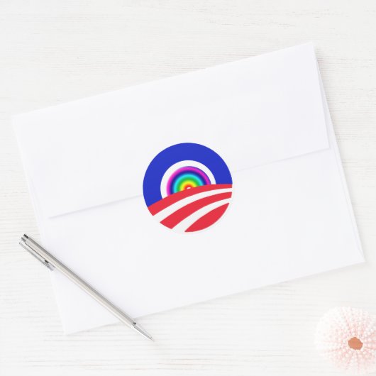 Obama Rainbow Stickers (Envelop)