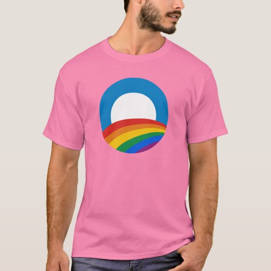 Obama Rainbow T-shirt (Voorkant)