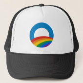 Obama Rainbow Trucker Pet (Voorkant)