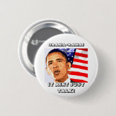 OBAMA-RAMA RONDE BUTTON 5,7 CM (Voorkant /achterkant)