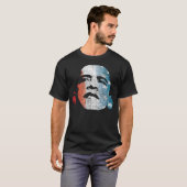 Obama Red White en Blue 12 T-shirt (Voorkant volledig)