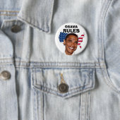 OBAMA, REGELS RONDE BUTTON 5,7 CM (In situ)