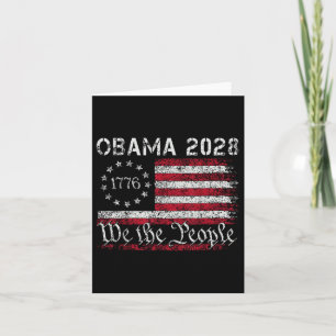 Obama Retro  Amerikaanse vlag Patriottisch 2028 17 Kaart