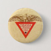 Obama Retro Eagle Button (Voorkant)
